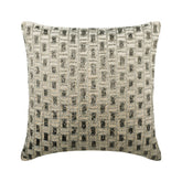 Silver Brick Alley Throw Pillow Cover