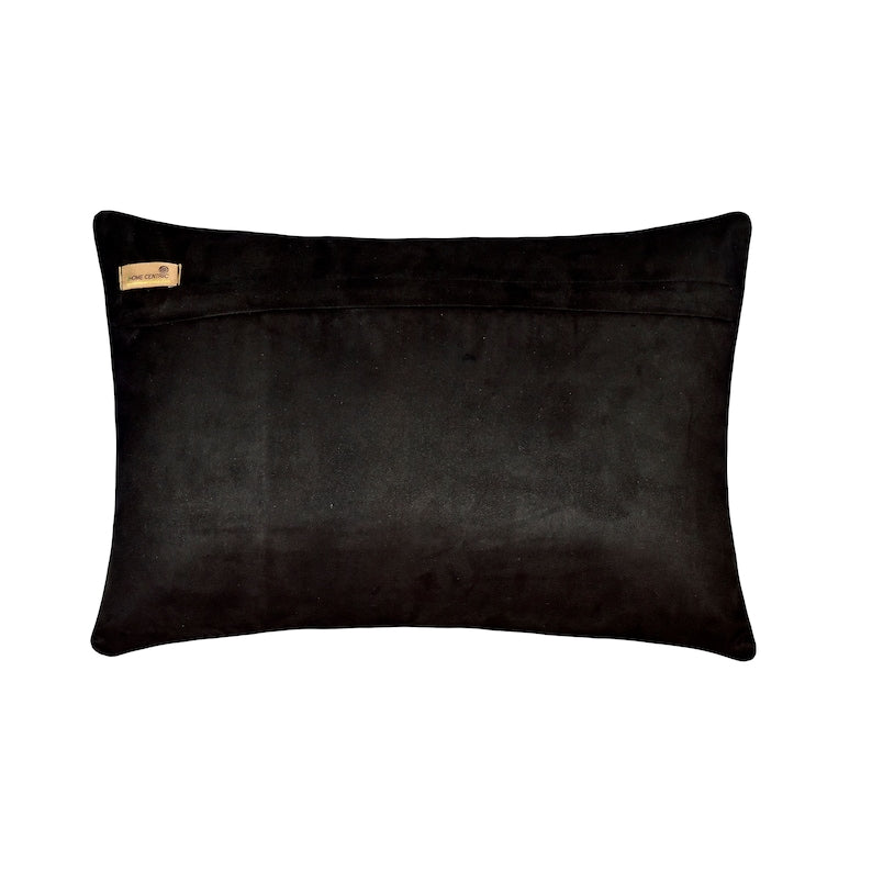 Calacutta Gold - Ivory & Gold Silk Lumbar Pillow Cover