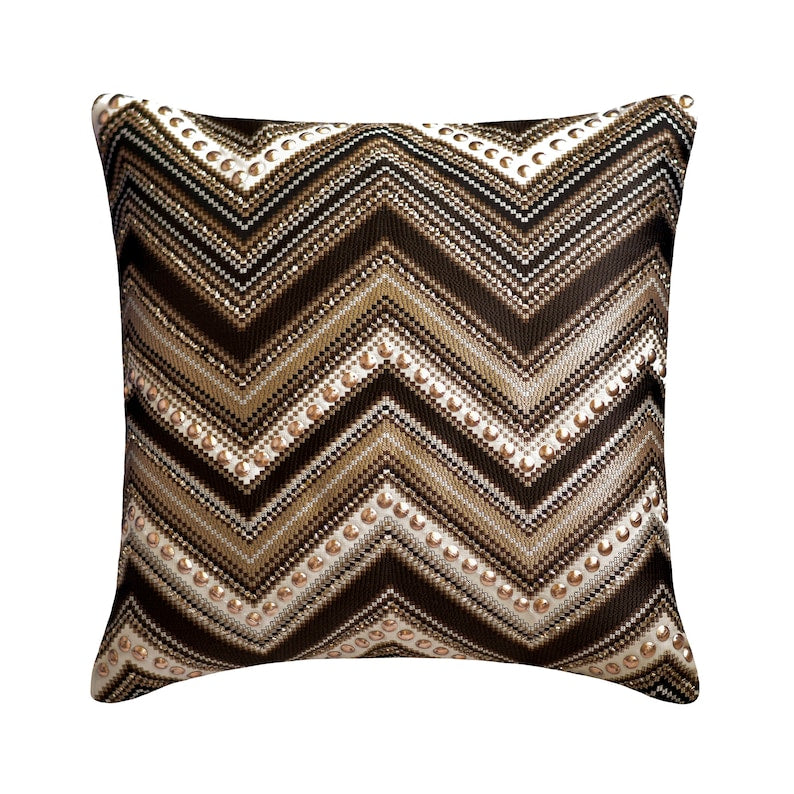 Chevron Chic Throw Cushion Cover