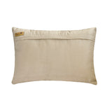 Brown Torrent - Brown Silk Lumbar Pillow Cover
