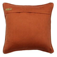 Orange Dusk - Orange Jacquard Throw Cushion Cover