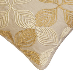 Jute Curl - Beige Linen Throw Pillow Cover