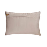 Brown Torrent - Brown Silk Lumbar Pillow Cover