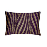 Brown Torrent - Brown Silk Lumbar Pillow Cover