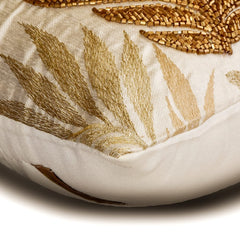 Gold Gilding - Gold Silk Throw Cushion Cover