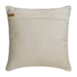Time To Time Silver - Silver Silk Throw Pillow Cover