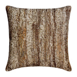 Time To Time Silver - Silver Silk Throw Cushion Cover