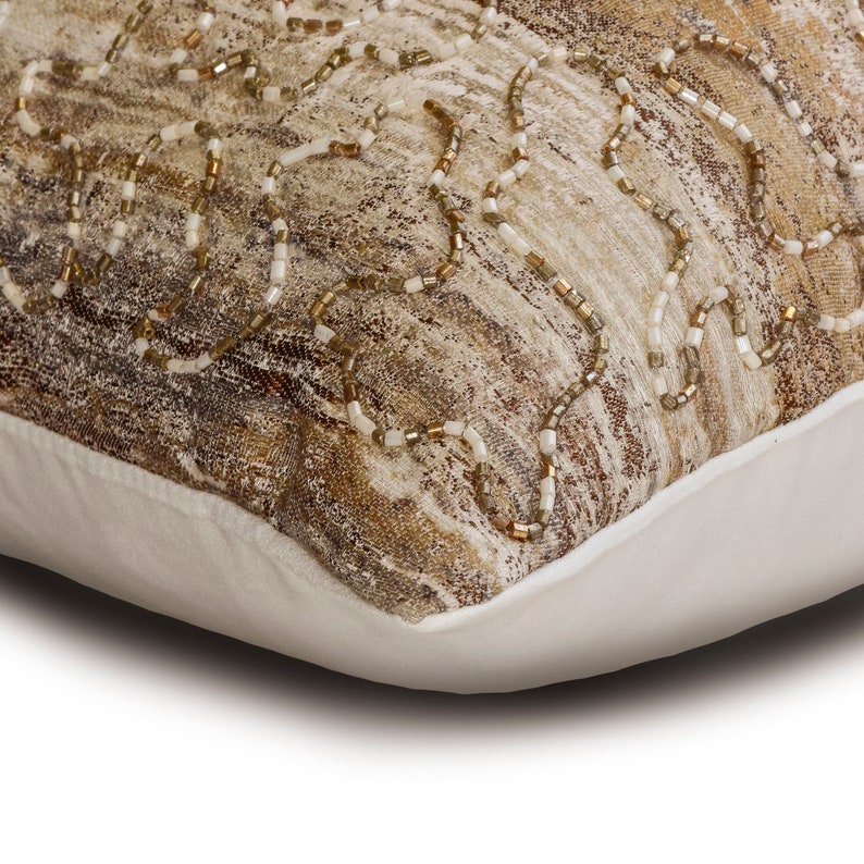 Time To Time Silver - Silver Silk Throw Cushion Cover