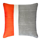 Splendour Orange Throw Cushion Cover