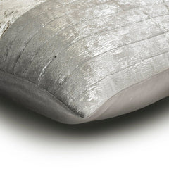 Grey Foil Dusk Throw Cushion Cover