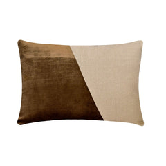 Velutinous Rust - Rust Velvet Lumbar Pillow Cover