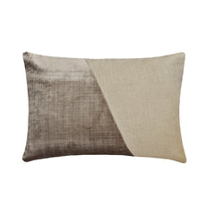Velutinous Saffron Yellow - Velvet Lumbar Pillow Cover