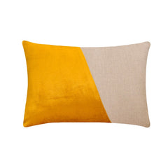 Velutinous Brown - Brown Velvet Lumbar Pillow Cover