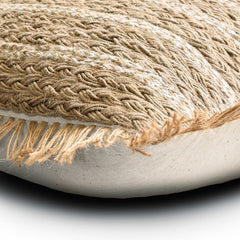 Golden Fiber Throw Cushion Cover