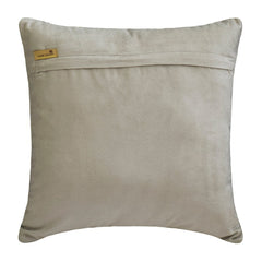 Grey Foil Dusk Throw Pillow Cover