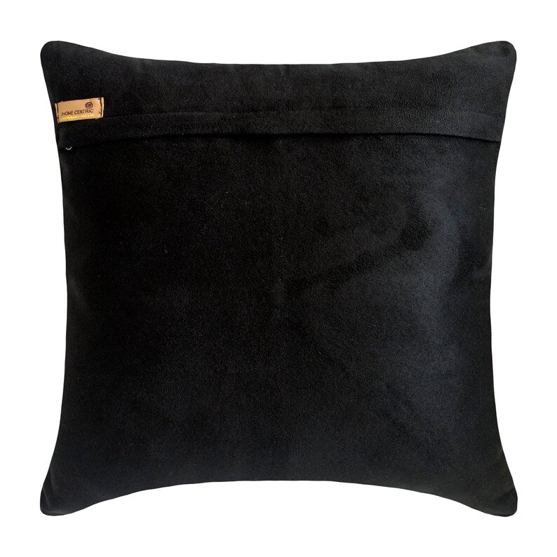 The Plough - Brown Faux Leather Lumbar Pillow Cover