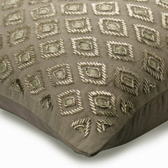 Diamonds And Silver Throw Cushion Cover