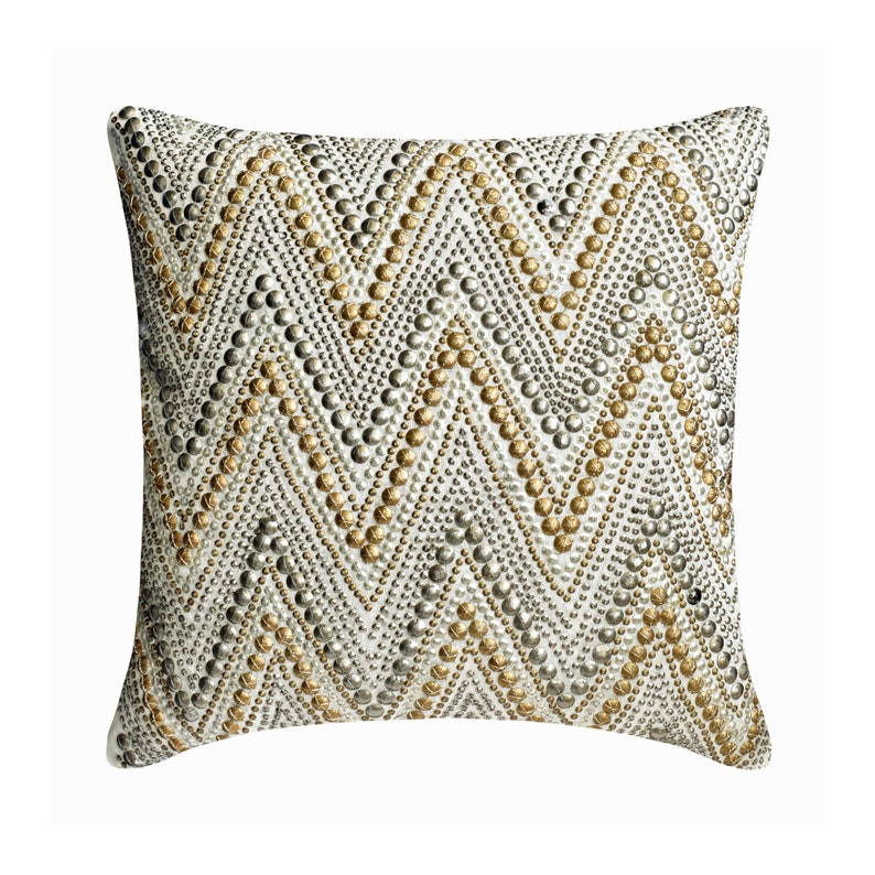 Chevron Spark Throw Cushion Cover