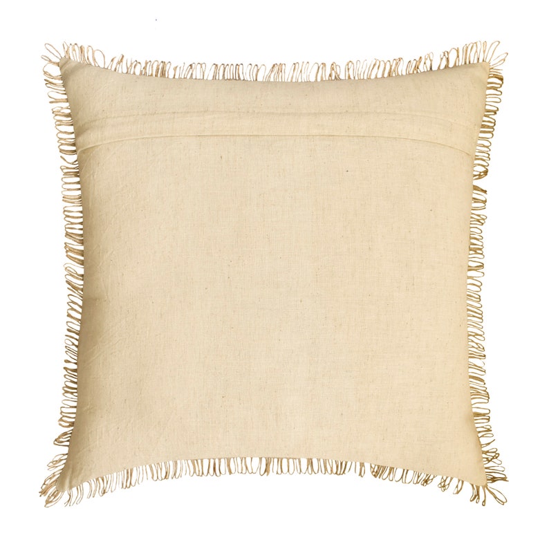 Jute Classic Beige Jute Throw Cushion Cover