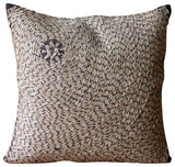 Back To Earth - Natural Beige Cotton Linen Decorative Euro Sham
