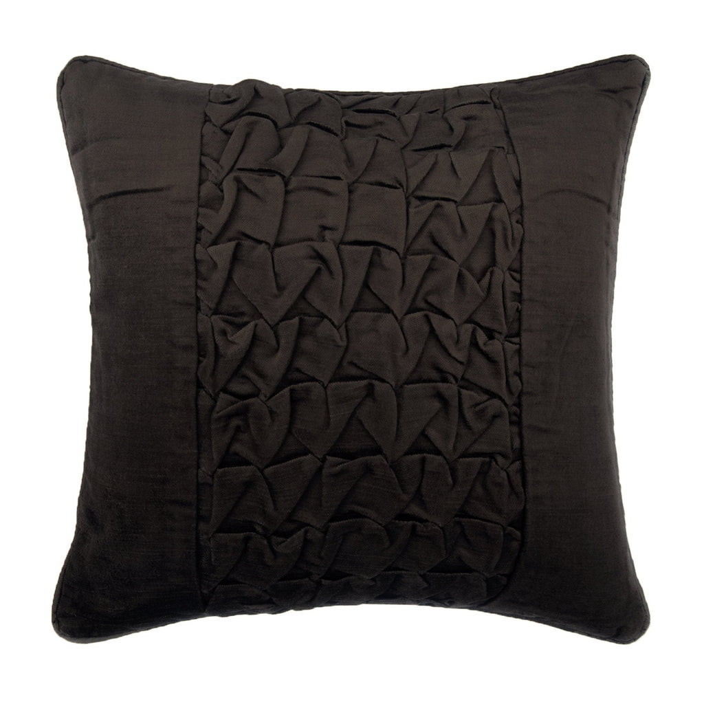 Brown Knots - Brown Velvet Throw Pillow Cover