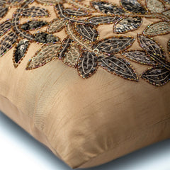 Leaf Rings Beaded Leaf Euro Sham