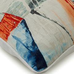 Let'S Paint - Multicolor Cotton Throw Pillow Cover
