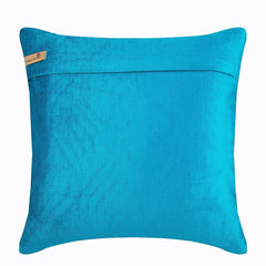 Liberty - Turquoise Blue Velvet Throw Pillow Cover