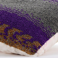 Metal Berry - Purple Art Silk Decorative Euro Sham