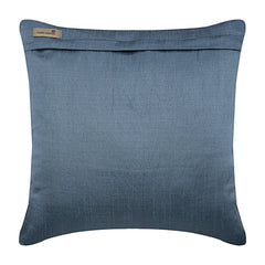 Metal Daze - Midnight Blue Art Silk Decorative Euro Sham