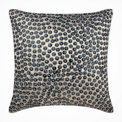 Nautical Centric - Navy Blue Art Silk Decorative Euro Sham