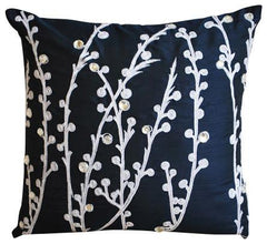 Sea Creature Themed Navy Blue Pillows
