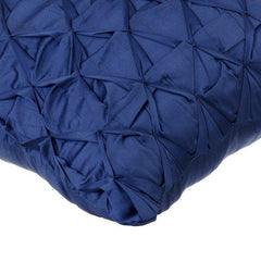 Navy Companioins - Navy Blue Taffeta Decorative Euro Sham