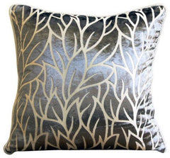 Paloma Gray Leaves Euro Sham