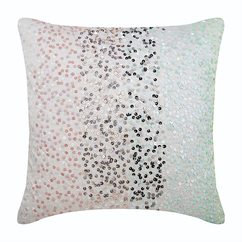 The Faraway Land - Pink Art Silk Throw Pillow Cover