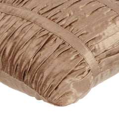 Pearl Beige Beauty - Pearl Beige Velvet Throw Pillow Cover