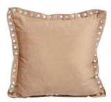 Gold Crystal Palace - Gold Velvet Throw Pillow Cover