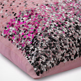 The Faraway Land - Pink Art Silk Throw Pillow Cover