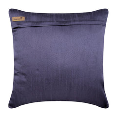 Plum Cheer - Plum Art Silk Decorative Euro Sham