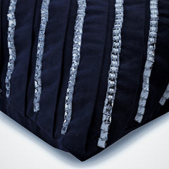 Popeye The Sailor - Navy Blue Faux Suede Throw Pillow Cover