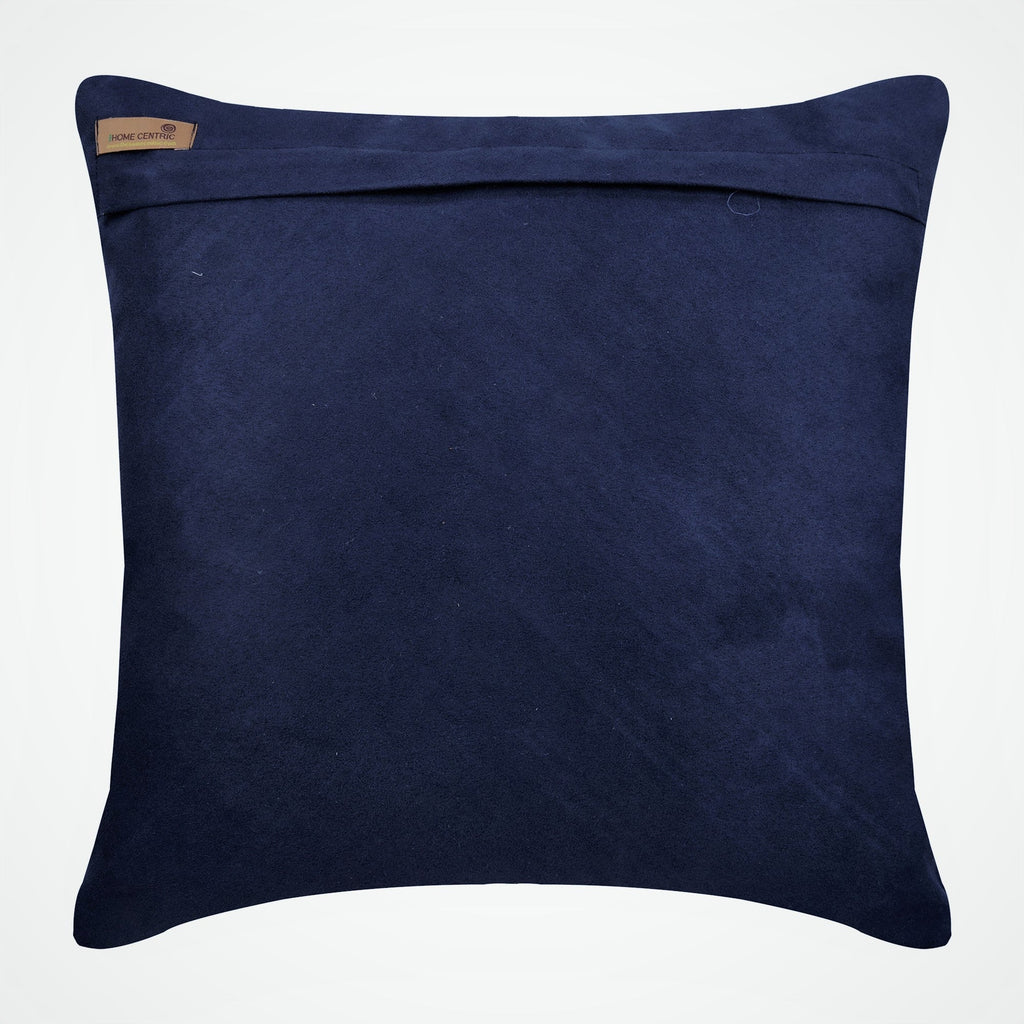 Popeye The Sailor - Navy Blue Faux Suede Throw Pillow Cover