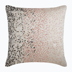 Princess Sparkle - Powder Pink Art Silk Decorative Euro Sham
