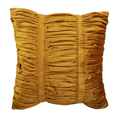 Rich Golden Beauty - Gold Velvet Decorative Euro Sham