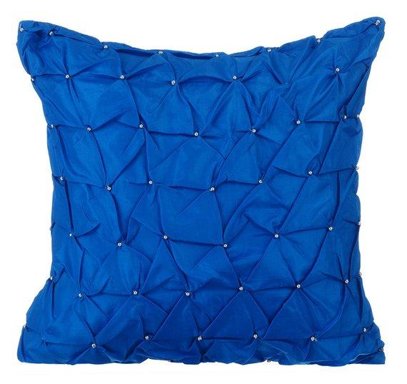 Royal Blue Texture Euro Sham