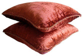Rust Shimmer Decorative Euro Sham
