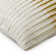 Shades Of Glory - Beige & Ivory Art Silk Decorative Euro Sham