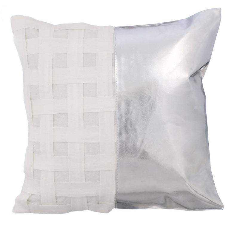 Brown N Half - Brown Art Silk Throw Pillow Cover