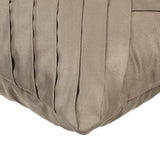Stone Grey No Limits No Lines - Stone Gray Suede Decorative Euro Sham