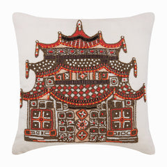 Swadika - Ivory Linen Decorative Euro Sham