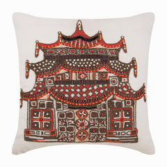 Swadika - Ivory Linen Decorative Euro Sham